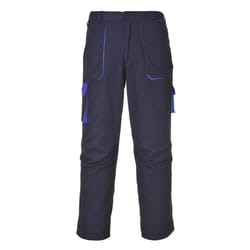 Portwest Mens Texo Contrast Workwear Trousers - M/R, Navy