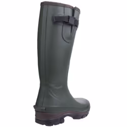 Cotswold Grange Neoprene Mens Rubber Wellington Boots - 12 UK, Green