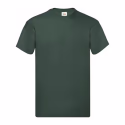 Screen Stars Fruit Of The Loom Mens Original Short Sleeve T-Shirt - S, Bottle Green