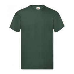 Screen Stars Fruit Of The Loom Mens Original Short Sleeve T-Shirt - S, Bottle Green