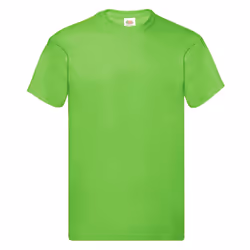 Screen Stars Fruit Of The Loom Mens Original Short Sleeve T-Shirt - S, Lime