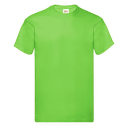 Screen Stars Fruit Of The Loom Mens Original Short Sleeve T-Shirt - M, Lime