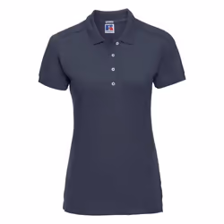 Russell Womens/Ladies Stretch Short Sleeve Polo Shirt - L, French Navy
