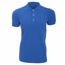 Russell Mens Stretch Short Sleeve Polo Shirt - S, Azure Blue