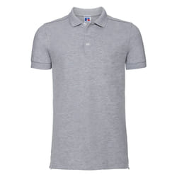 Russell Mens Stretch Short Sleeve Polo Shirt - 3XL, Light Oxford