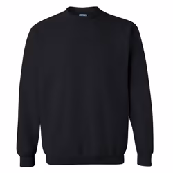 Gildan Childrens Unisex Heavy Blend Crewneck Sweatshirt - XS, Black