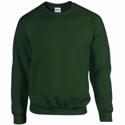 Gildan Childrens Unisex Heavy Blend Crewneck Sweatshirt - XS, Forest Green