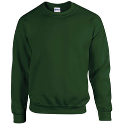 Gildan Childrens Unisex Heavy Blend Crewneck Sweatshirt - XS, Forest Green