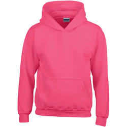 Gildan Heavy Blend Childrens Unisex Hooded Sweatshirt Top / Hoodie - XS, Heliconia