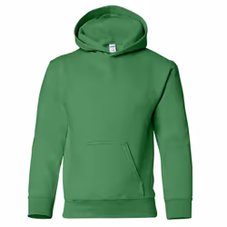 Gildan Heavy Blend Childrens Unisex Hooded Sweatshirt Top / Hoodie - XS, Irish Green