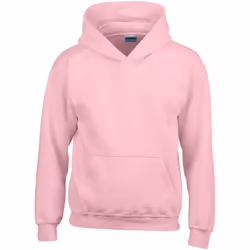 Gildan Heavy Blend Childrens Unisex Hooded Sweatshirt Top / Hoodie - XS, Light Pink
