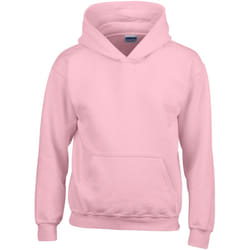 Gildan Heavy Blend Childrens Unisex Hooded Sweatshirt Top / Hoodie - XS, Light Pink