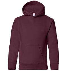 Gildan Heavy Blend Childrens Unisex Hooded Sweatshirt Top / Hoodie - XS, Maroon