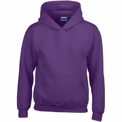 Gildan Heavy Blend Childrens Unisex Hooded Sweatshirt Top / Hoodie - XS, Navy