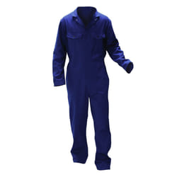 Warrior Mens Stud Front Coverall - M/L, Navy
