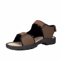 PDQ Mens Triple Touch Fastening Sports Sandals - 12 UK, Brown