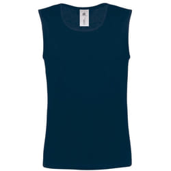 B&C Mens Move Sleeveless Athletic Sports Vest Top - XL, Navy