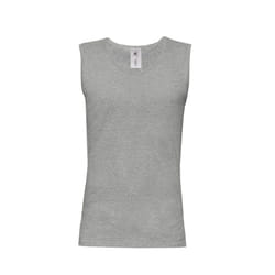 B&C Mens Move Sleeveless Athletic Sports Vest Top - XL, Sport Grey