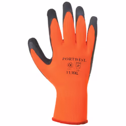 Portwest Thermal Grip Gloves (A140) / Workwear / Safetywear - M, Orange