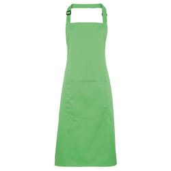 Premier Ladies/Womens Colours Bip Apron With Pocket / Workwear - One Size, Apple