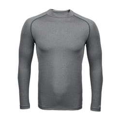 Rhino Childrens Boys Long Sleeve Thermal Underwear Base Layer Vest Top - LY-XLY, Heather Grey