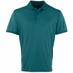 Premier Mens Coolchecker Pique Short Sleeve Polo T-Shirt - M, Bottle