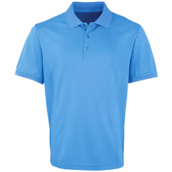 Premier Mens Coolchecker Pique Short Sleeve Polo T-Shirt - 3XL, Sapphire