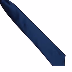 Premier Colours Mens Satin Clip Tie - One size, Navy