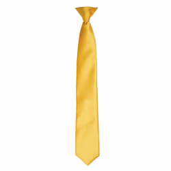 Premier Colours Mens Satin Clip Tie - One size, Sunflower