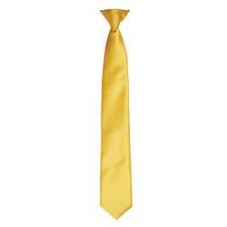 Premier Colours Mens Satin Clip Tie - One size, Sunflower