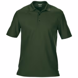 Gildan Mens Double Pique Short Sleeve Sports Polo Shirt - 3XL, Forest Green