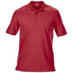 Gildan Mens Double Pique Short Sleeve Sports Polo Shirt - 3XL, Red