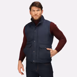 Regatta Mens Tyler Sleeveless Bodywarmer/Gilet - S, Navy