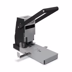 - All metal construction. - Offers maximum leverage with minimum effort. - Adjustable locking gauge marked with paper sizes. ...