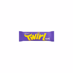 Cadbury Twirl Chocolate Bar 43g (Pack of 48 x 43g)