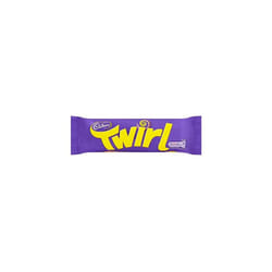 Cadbury Twirl Chocolate Bar 43g (Pack of 48 x 43g)