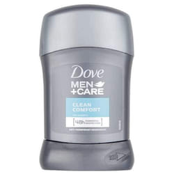 Dove for Men Clean Comfort Stick Anti-Perspirant Deodorant, 50ml