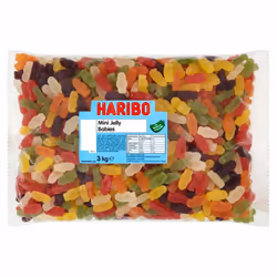 Haribo Mini Jelly Babies Bulk Bag 3 kg