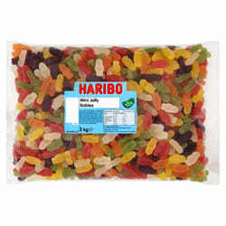 Haribo Mini Jelly Babies Bulk Bag 3 kg