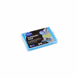 Addis Superdry Sponge Mop Replacement Refill Heads, Pack of 3, Blue