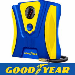 Goodyear Portable Car Tyre Inflator Compressor | 3M Cigarette Lighter Cord | 12V
