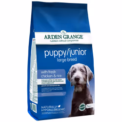 Arden Grange Chicken and Rice Puppy/Junior Large Breed Dog Food - 2 kg