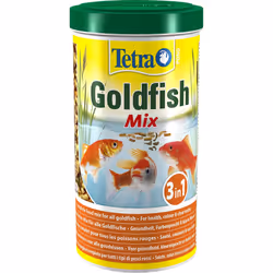 Tetra Pond Goldfish Mix, Complete Fish Food Mix for All Goldfish, 1 Litre