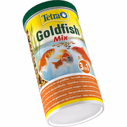 Tetra Pond Goldfish Mix, Complete Fish Food Mix for All Goldfish, 1 Litre