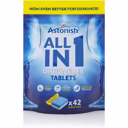 Astonish 5 In 1 Dishwasher Tablets - Lemon 42 Tabs