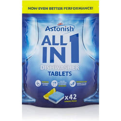 Astonish 5 In 1 Dishwasher Tablets - Lemon 42 Tabs