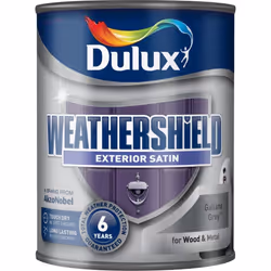 Dulux Weathershield Exterior Satin 750ml Gallant Grey