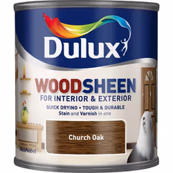Dulux Interior & Exterior Woodsheen 250ml Church Oak