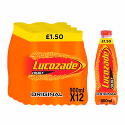 Lucozade Energy Drink Original 900ml  (Pack of 12)
