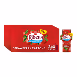Ribena Strawberry Juice Drink 250ml (Pack of 24)